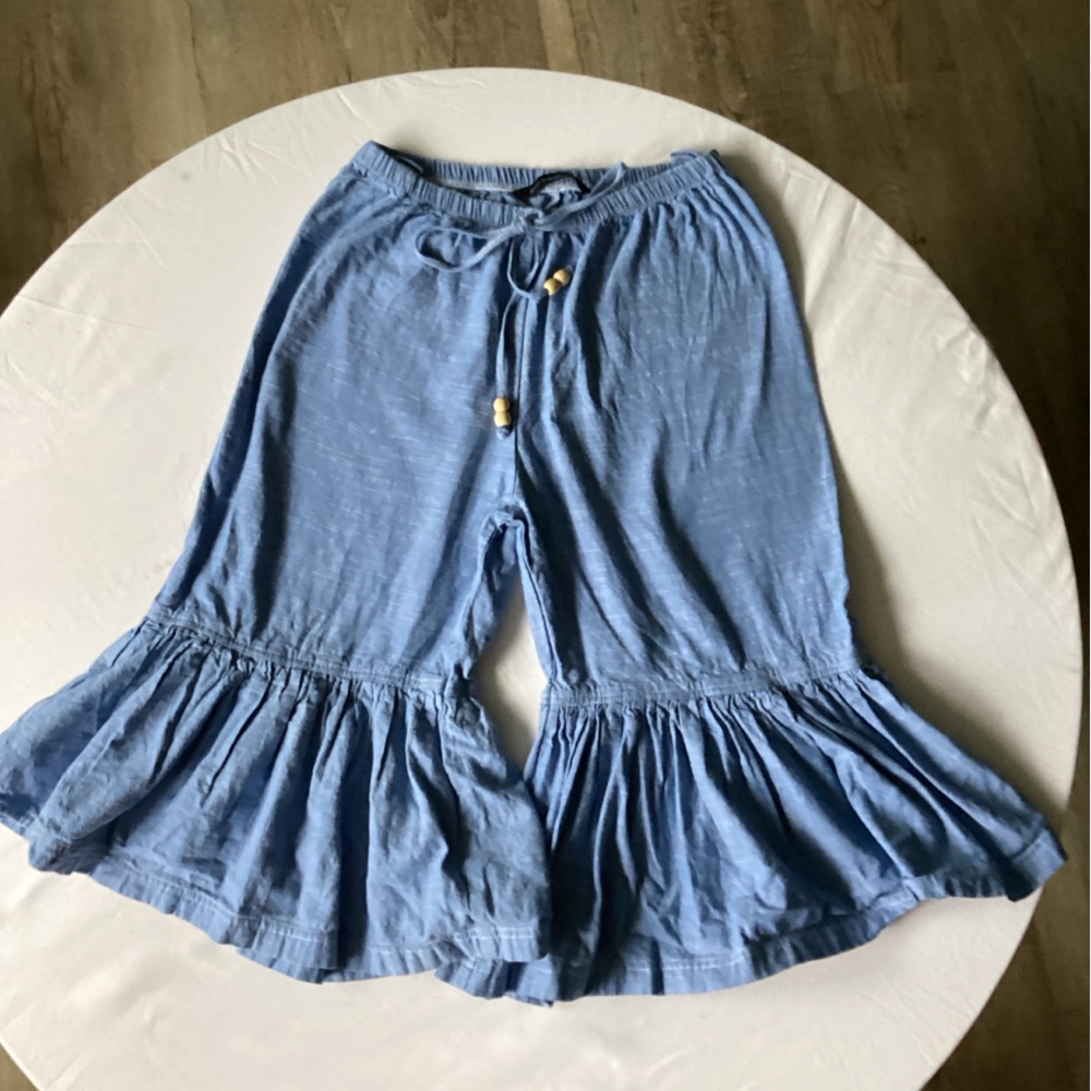 Chic Blue Flared Pants